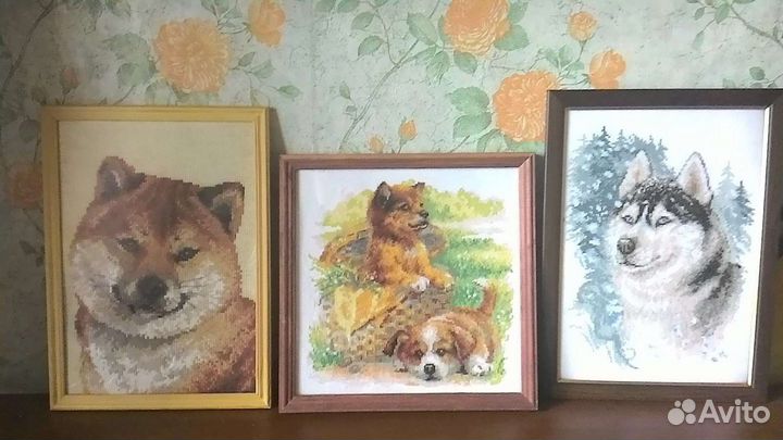 Картины вышитые крестиком (вышивка)