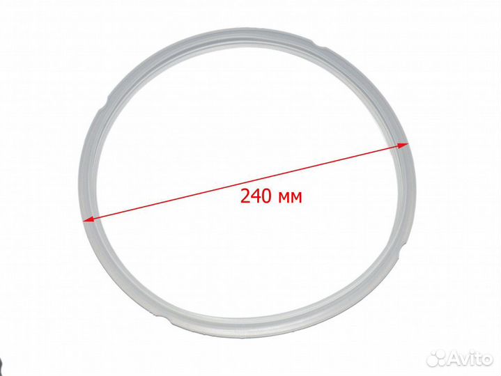 Уплотнитель крышки мультиварки-скороварки redmond