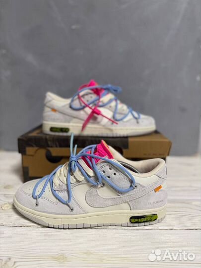 Кроссовки Nike dunk low off white (38)