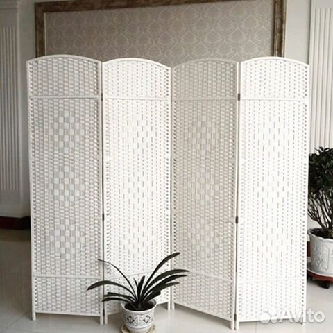 Ширма новая для дома и в салон новая белая