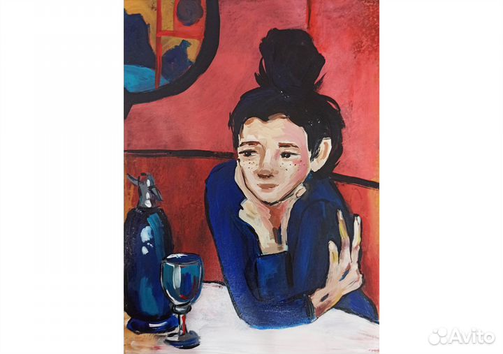 Картина Любительница Абсента Пабло Пикассо