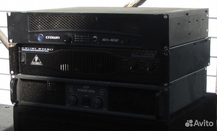 Усилители звука Pro 180-2500W Crown QSC PV Inter-M