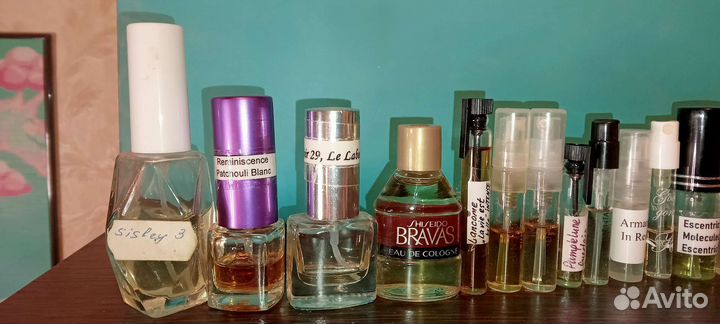 Отливанты парфюма. Оригиналы
