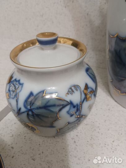 Сервиз кофейный Чёрный виноград лфз