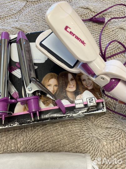 Щипцы с насадками для укладки волос