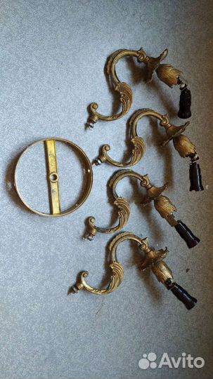 Люстра бронза латунь