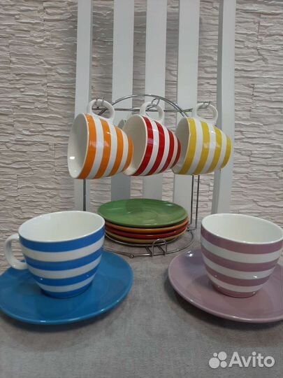 Чайный сервиз на 6 персон новый