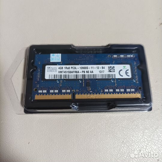 Оперативная память Hynix DDR3l 4GB для ноутбука