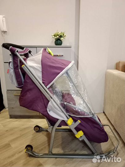 Санки-коляска Ника 4