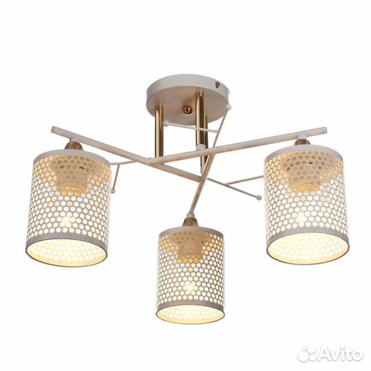 Люстра металлическая новая