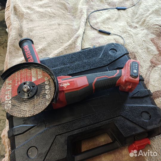 Ушм болгарка 125 elitech 18бл