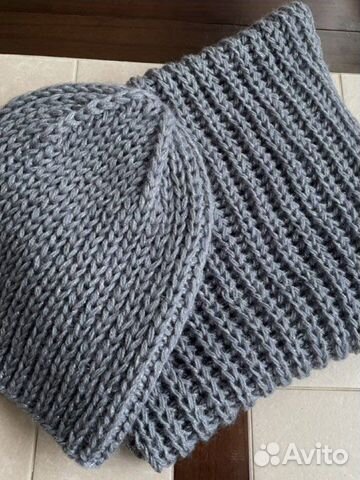 Снуд и шапка вязаные