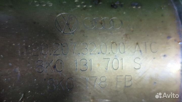 Катализатор, Audi A4 2010