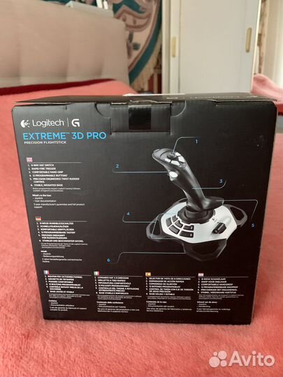 Джойстик для пк игровой Logitech extreme 3D PRO