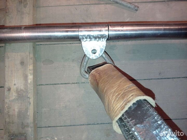 Турник с гимнастическими кольцами для детей