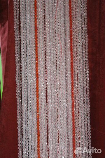 Хрустальные нити хрустальные шторы