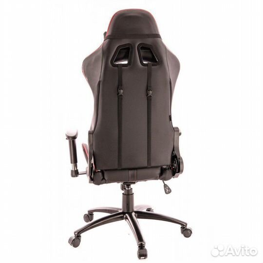 Кресло EverProf Lotus S10 Экокожа Красный/Черный