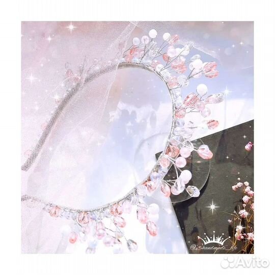 Ободок для волос ручной работы