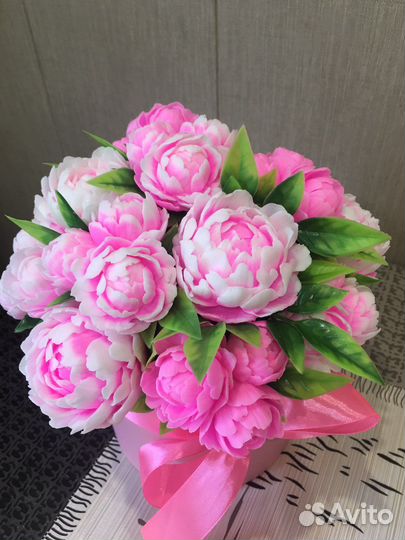 Букет цветов из мыла