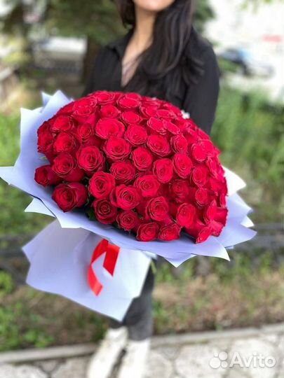Букет из 25 красных роз
