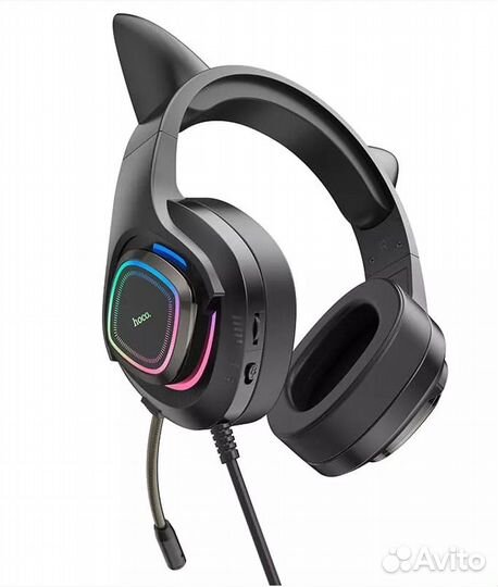 Проводные накладные наушники Hoco W107