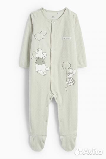 Слип велюровый для малыша новый C&A