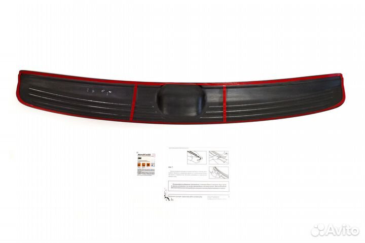 Накладка на бампер Kia Ceed 2 (12-18) RA