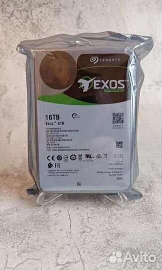 Жесткий диск Seagate Exos 16тб ST16000nm001G HDD