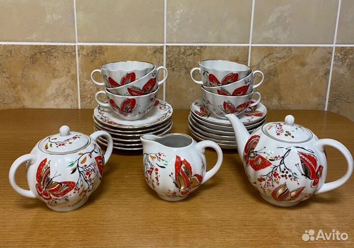Чайный сервиз лфз бабочки