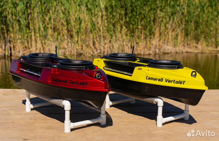 Прикормочный кораблик CamaraD Speed vertolet