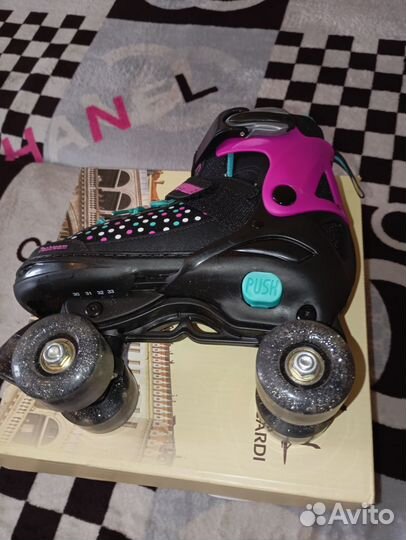 Роликовые коньки детские раздвижные 30-33 р