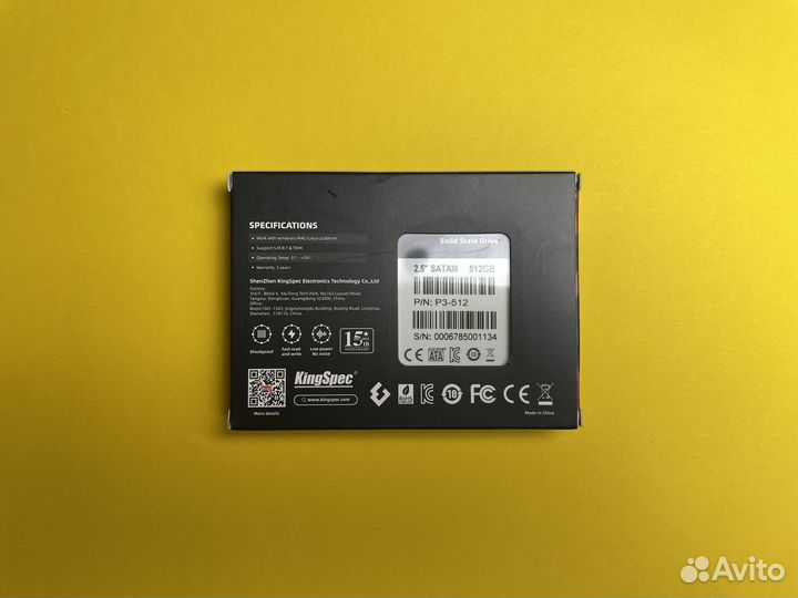 SSD KingSpec 512 гб