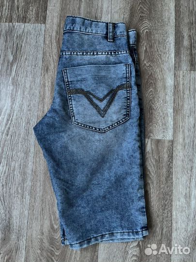 Бриджи джинсовые брюки