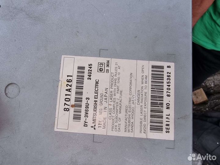 Магнитола mitsubishi lancer x