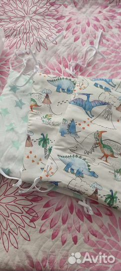 Бортики в кроватку бу