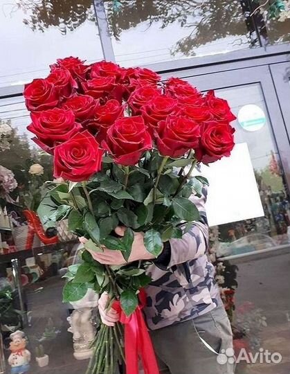 Высокие Розы Гиганты Доставка Круглосуточно