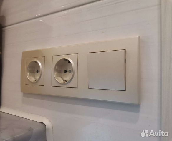 Ремонт, установка розеток и выключателей, электрик