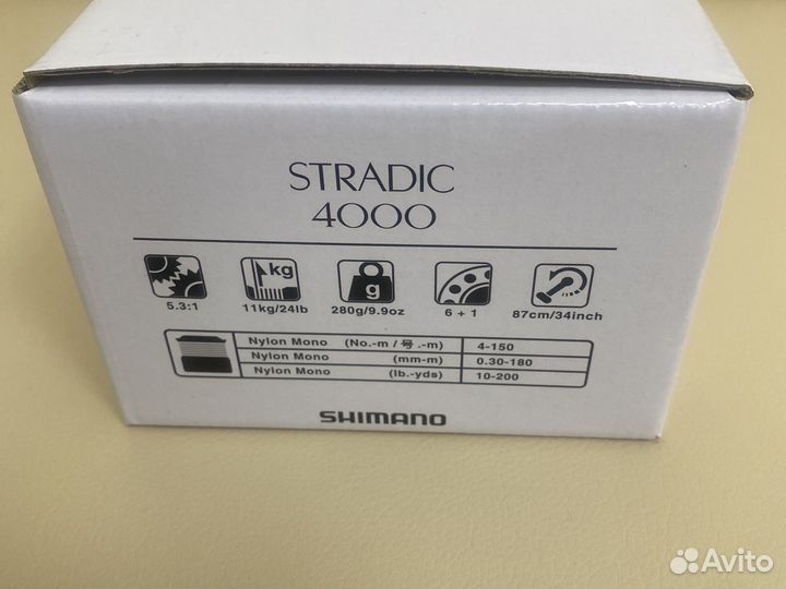 Катушка Shimano stradic 4000