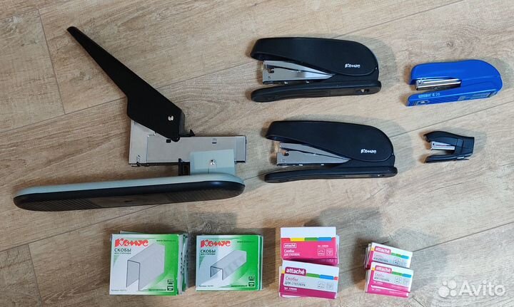 Дыроколы, Калькуляторы, Степлеры, Кнопки