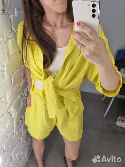 Костюм шорты и рубашка