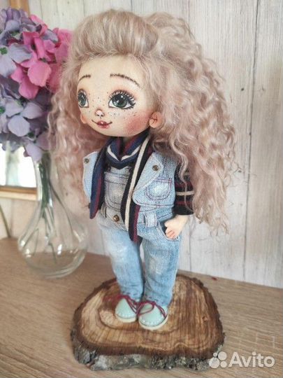 Интерьерная кукла ручной работы