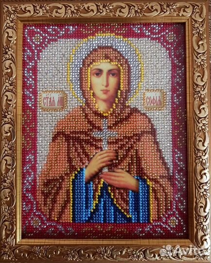 Вышивка бисером иконы