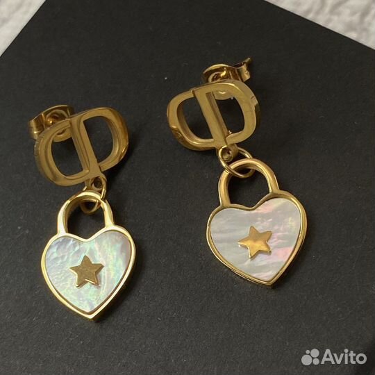 Серьги christian dior