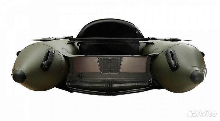 Лодка пвх gladiator E380PRO зеленая