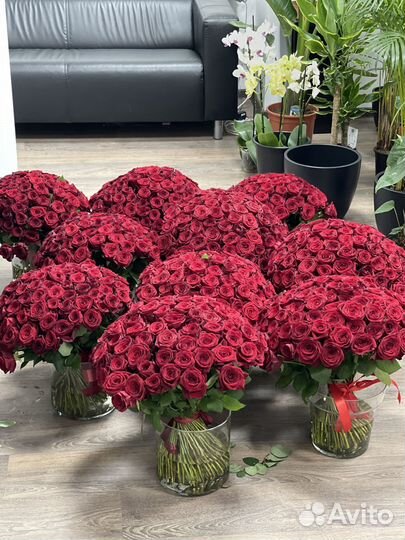 101 1001 роза букет розы доставка