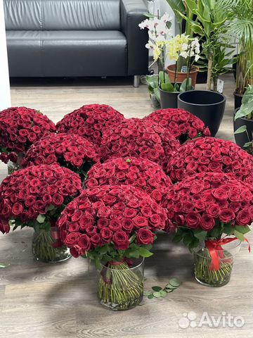 101 1001 роза букет розы доставка