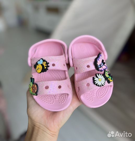 Crocs сандали детские c5 сабо 19-20р