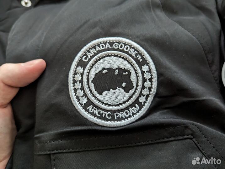 Canada Goose Парка чёрная + доставка