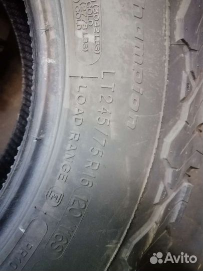 Bfgoodrich All-Terrain T/A KO 245/75 R16