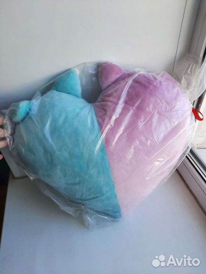 Подушка котики сердце